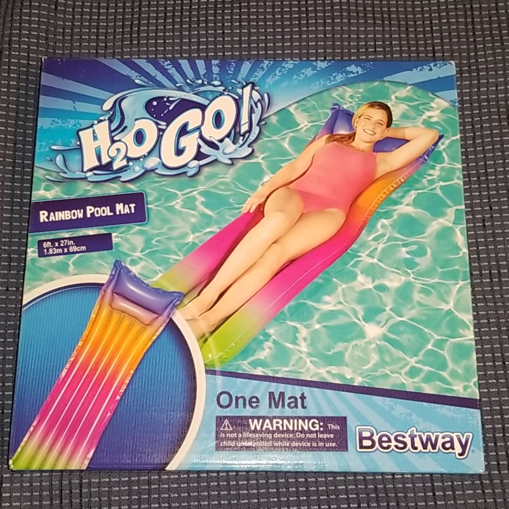 Rainbow Pool Mat